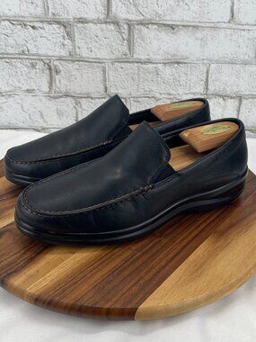 Cole Haan Grand OS C25938 Mens 10 M Black Leather Slip On Dress Loafers
